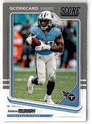 2018 Score Scorecard DeMarco Murray