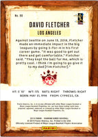 2019 Panini Diamond Kings Framed Red David Fletcher #90