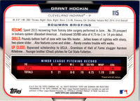2015 Bowman Draft Picks & Prospects Grant Hockin #115
