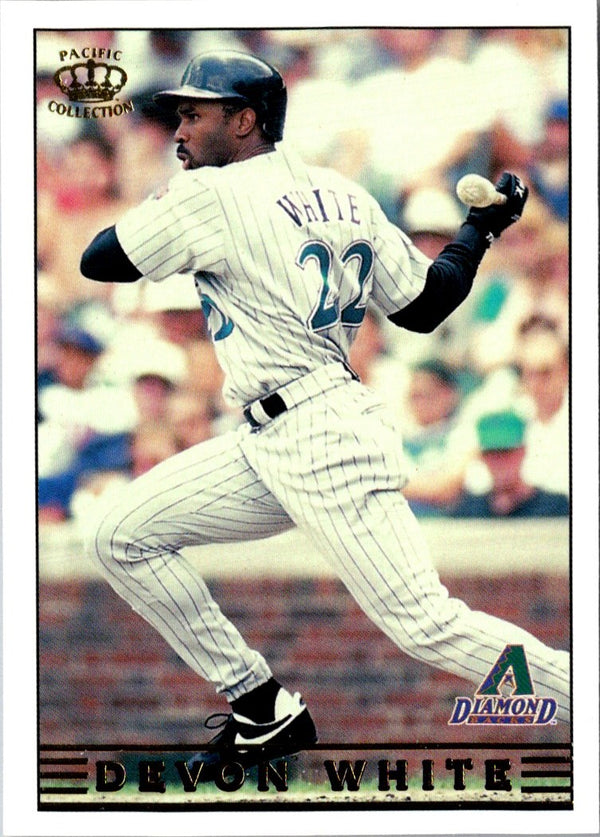 1999 Pacific Crown Collection Red Devon White #19