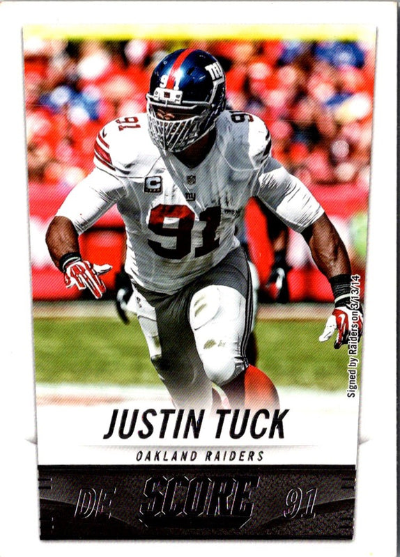 2014 Score Justin Tuck #156