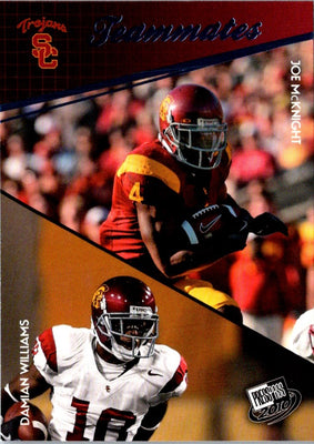 2010 Press Pass Joe McKnight/Damian Williams #100