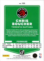 2021 Donruss Holo Red and Gold Laser Chris Boucher #135