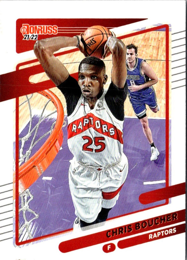 2021 Donruss Holo Red and Gold Laser Chris Boucher #135