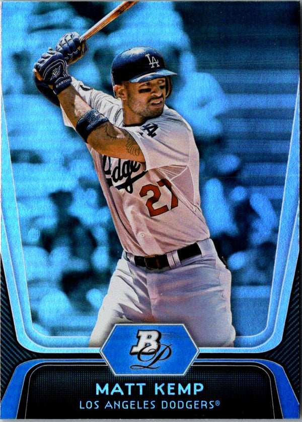 2012 Bowman Platinum Emerald Matt Kemp #7