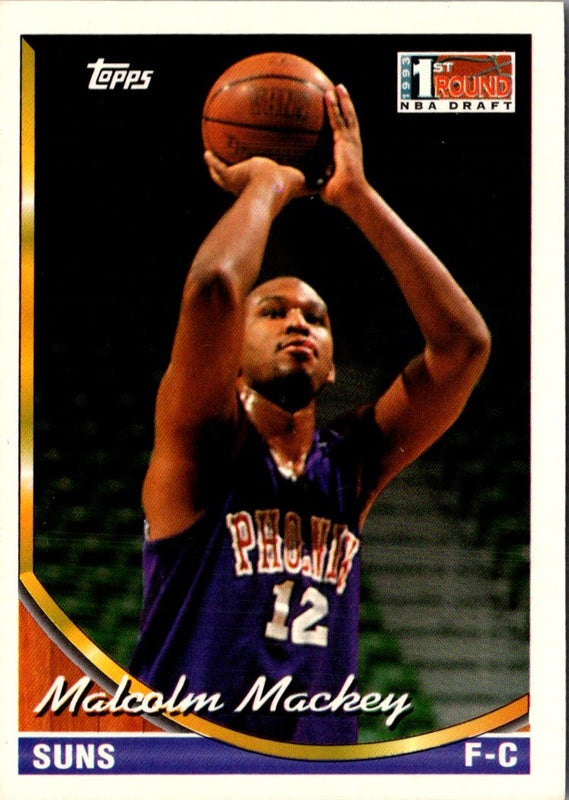 1993 Topps Malcolm Mackey #139 Rookie