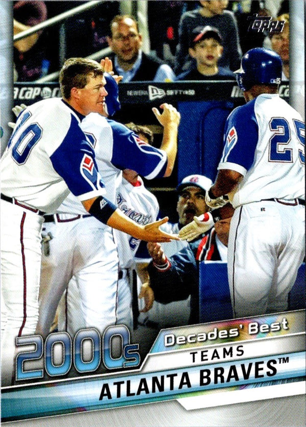 2020 Topps Update Decades' Best Atlanta Braves #DB-58