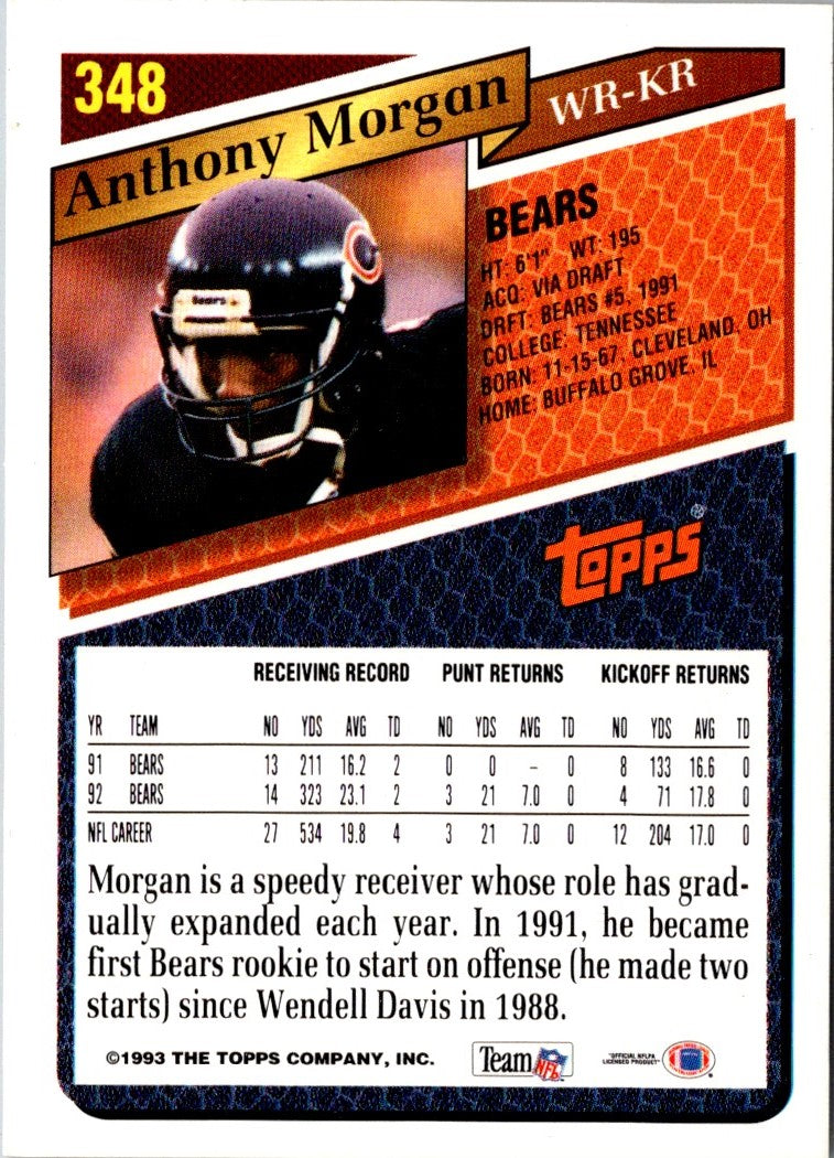 1993 Topps Anthony Morgan