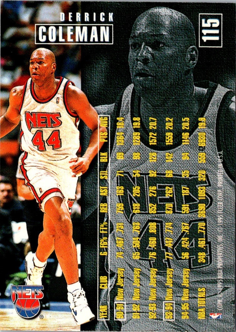 1995 Fleer European Derrick Coleman