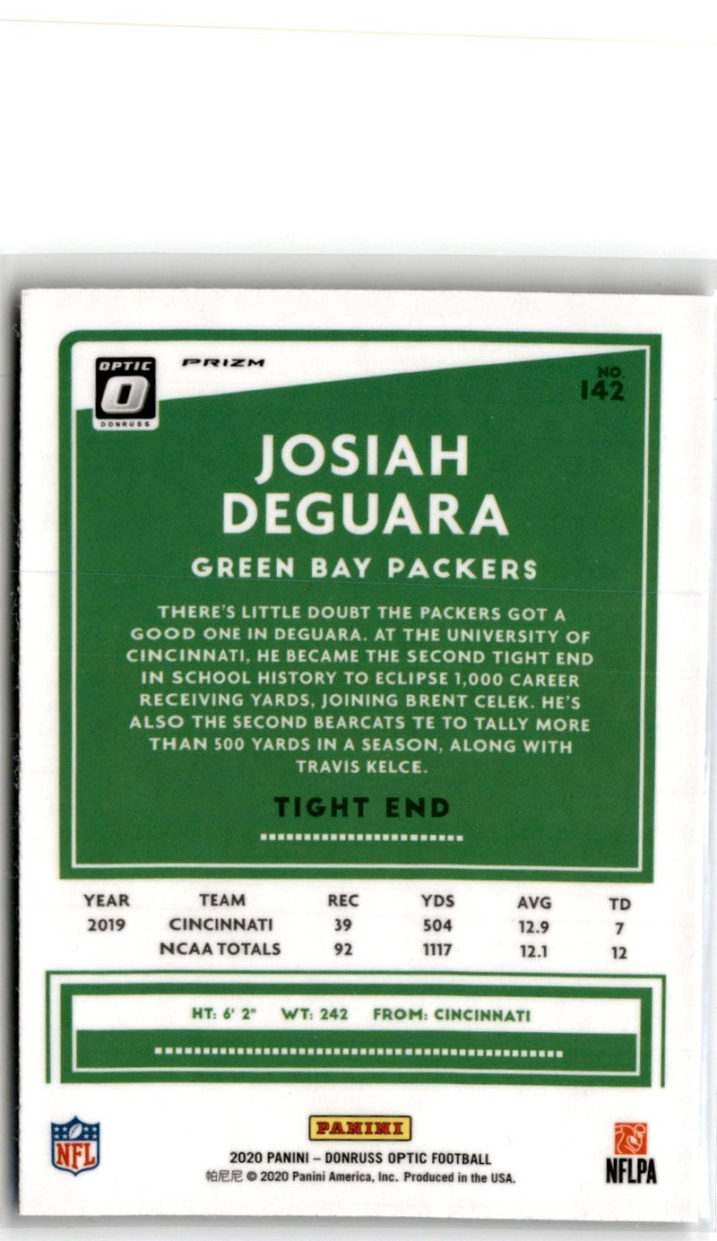 2020 Donruss Optic Josiah Deguara