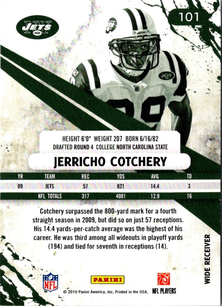 2010 Panini Rookies & Stars Jerricho Cotchery