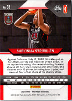 2021 Panini Prizm WNBA Shekinna Stricklen #35