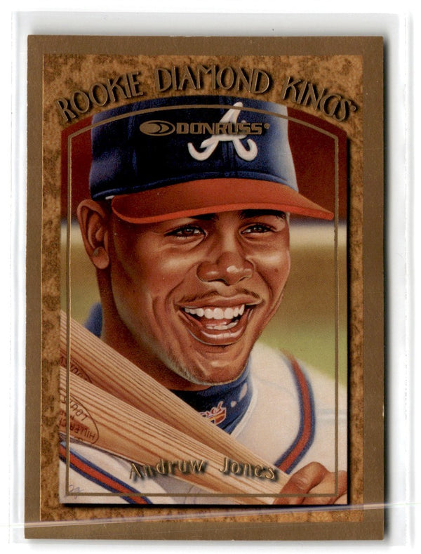 1997 Donruss Rookie Diamond Kings Andruw Jones #1 02226/10000