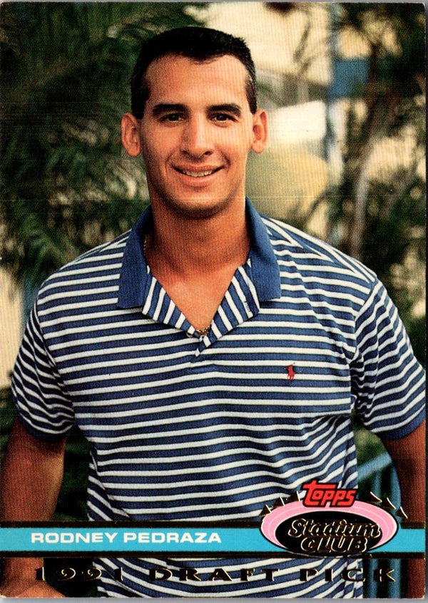 1992 Stadium Club Dome Rodney Pedraza #139 Rookie