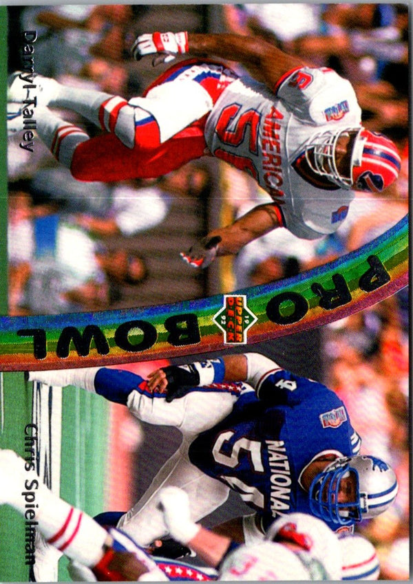 1992 Upper Deck Pro Bowl Darryl Talley/Chris Spielman #PB10