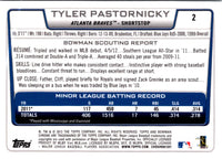 2012 Bowman Draft Picks & Prospects Chrome Tyler Pastornicky #2