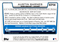 2012 Bowman Chrome Prospects Austin Barnes #BCP184