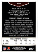 2010 Topps Platinum Ed Reed