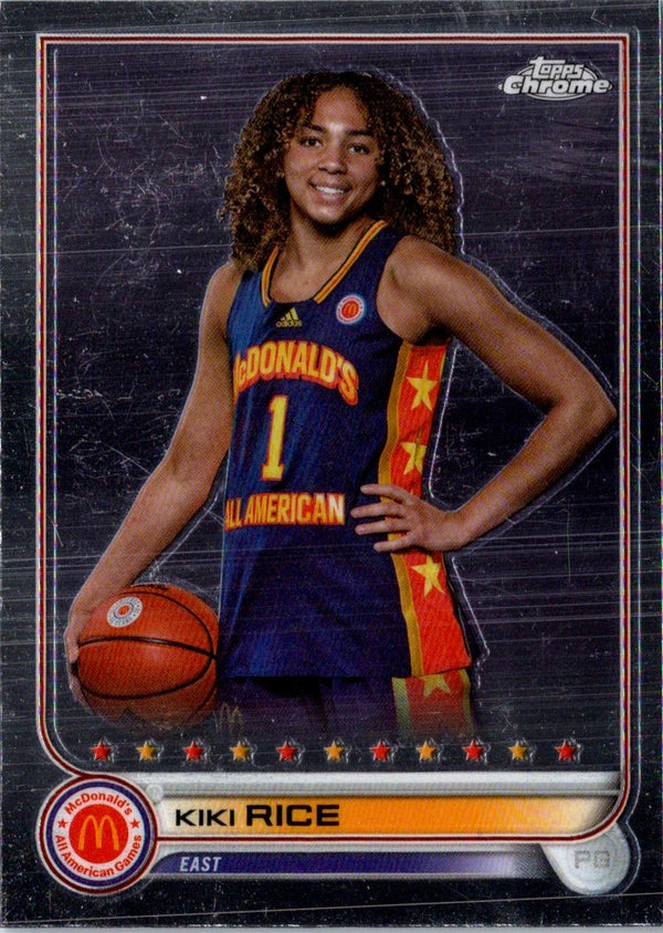 2022 Topps Chrome McDonald's All American Kiki Rice #82