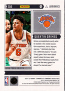 2021 Panini Chronicles Quentin Grimes