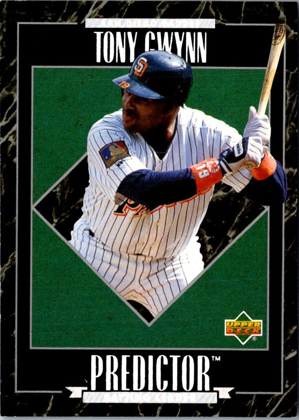 1995 Upper Deck Predictors League Leaders Exchange Tony Gwynn #R27