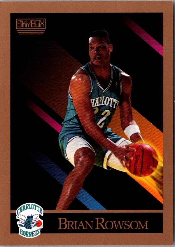 1990 SkyBox Brian Rowsom #34