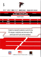 2006 Leaf Rookies & Stars Alge Crumpler #5
