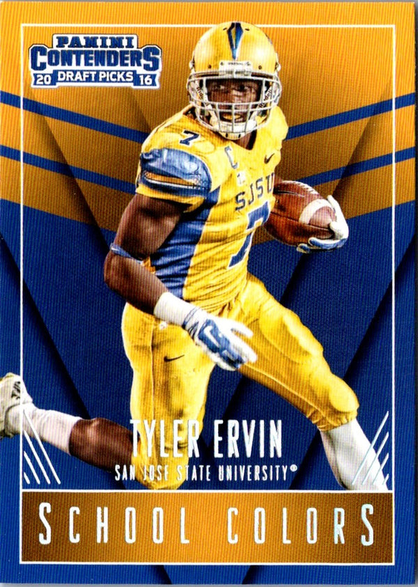 2016 Panini Contenders Draft Picks School Colors Tyler Ervin #21