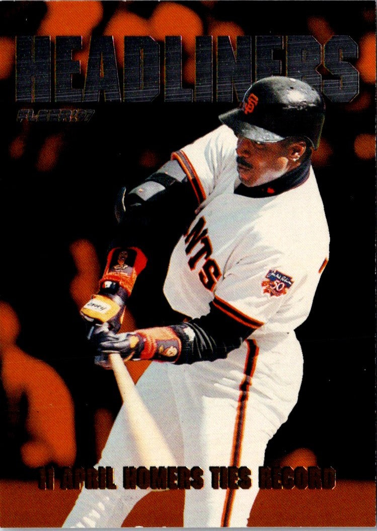 1997 Fleer Headliners Barry Bonds