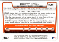2012 Bowman Chrome Prospects Brett Krill #BCP51
