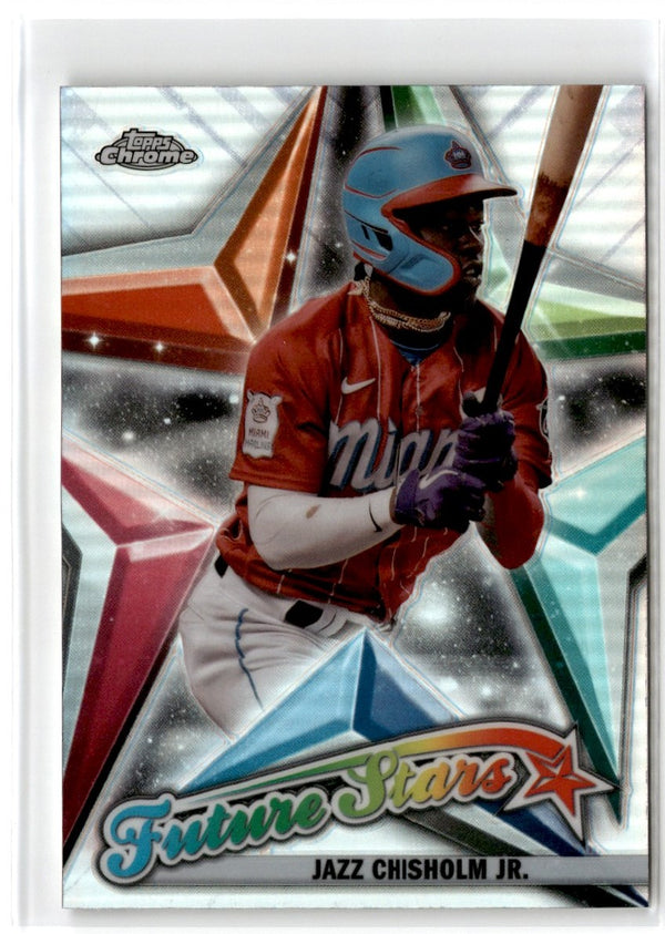 2022 Topps Chrome Future Stars Jazz Chisholm Jr. #FS-12