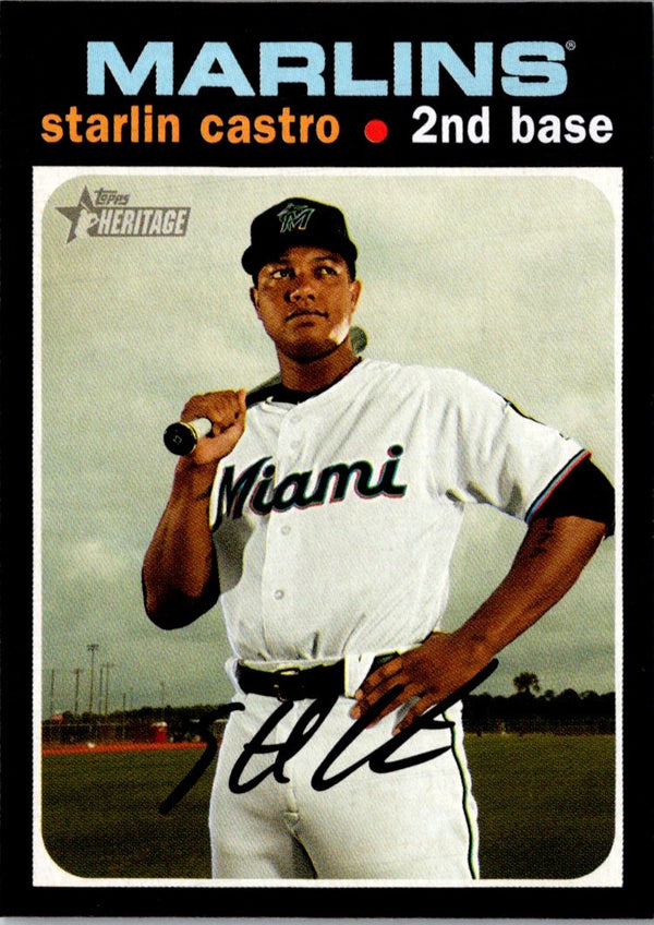 2020 Topps Heritage Starlin Castro #279