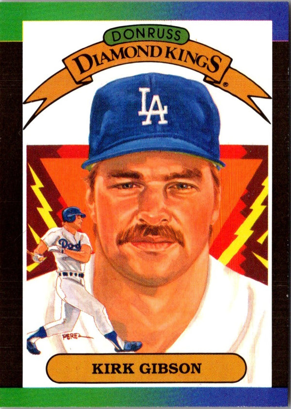 1989 Donruss Super Diamond Kings Kirk Gibson #15