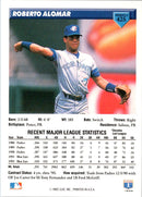 1993 Donruss Toronto Blue Jays 1992 Championship Season Roberto Alomar