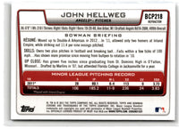 2012 Bowman Chrome Prospects John Hellweg #BCP218 Refractor