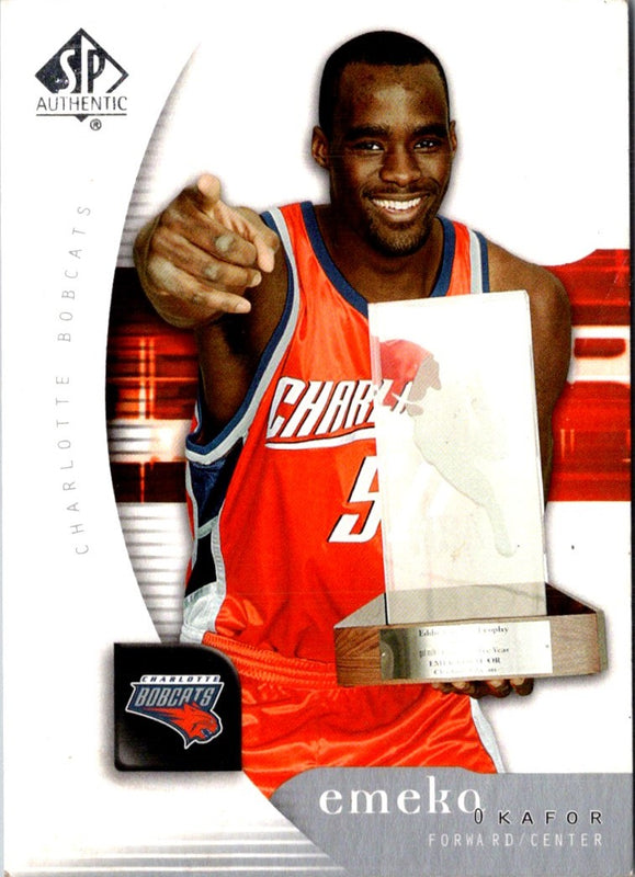 2005 SP Authentic Emeka Okafor #8