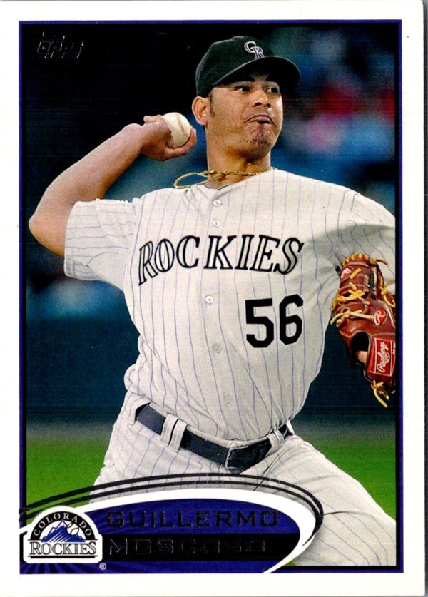 2012 Topps Blue Guillermo Moscoso #431