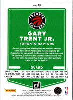 2021 Donruss Holo Red and Gold Laser Gary Trent Jr. #14