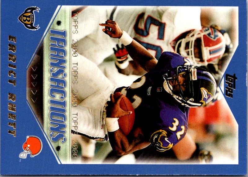 2000 Topps Errict Rhett #180