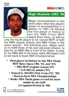 1992 Hoops Magic Moments #330