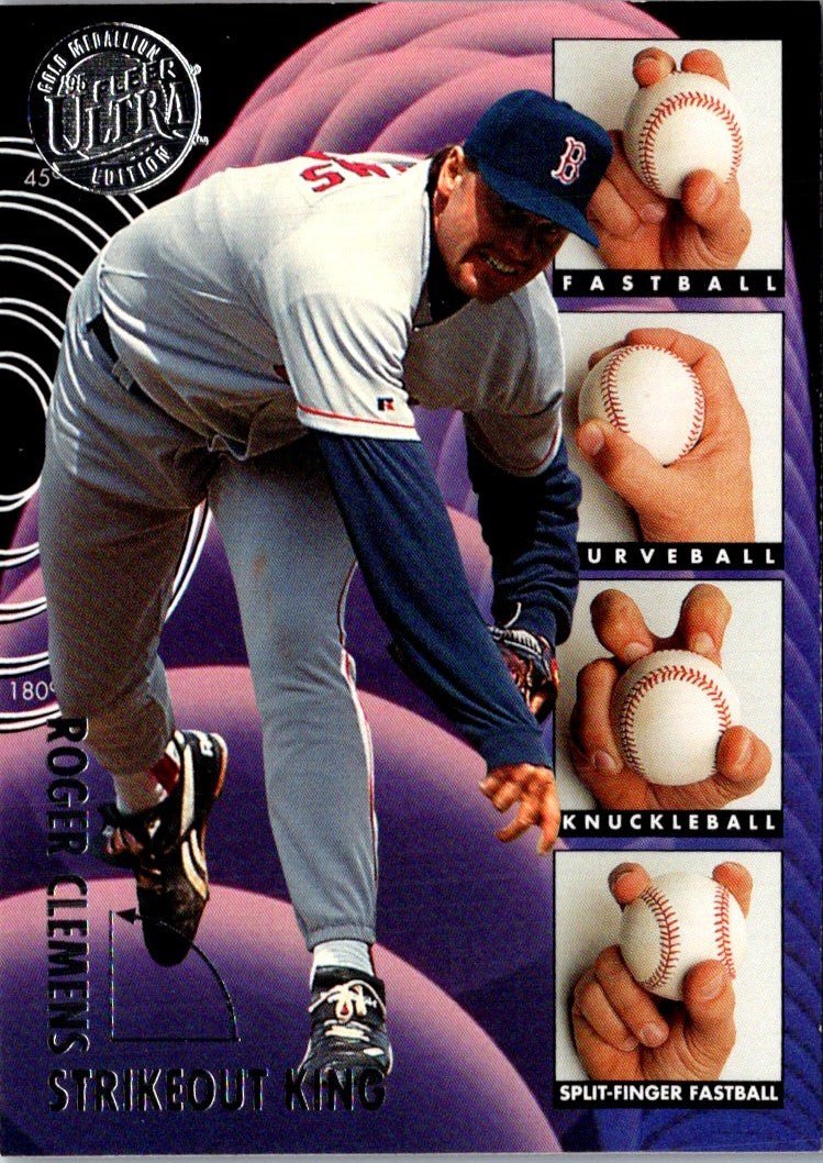 1995 Ultra Strikeout Kings Gold Medallion Roger Clemens