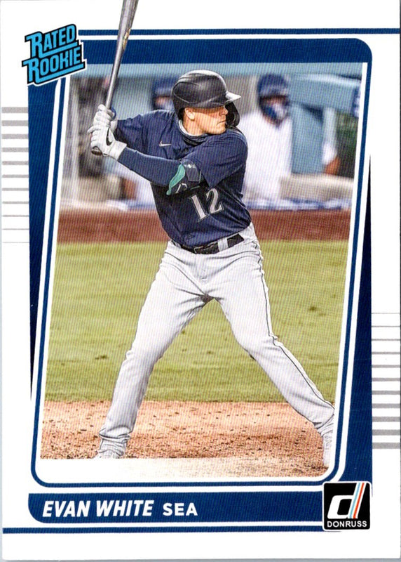 2021 Donruss Blue Evan White #60