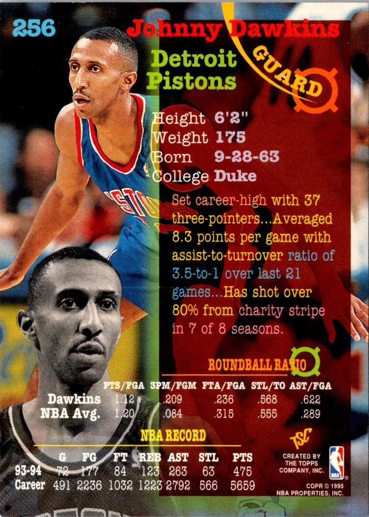 1994 Stadium Club 1st Day Issue Johnny Dawkins