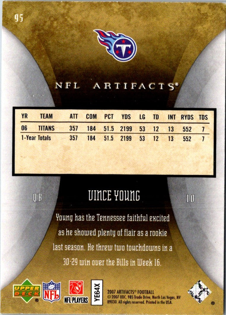 2007 Upper Deck Artifacts Vince Young