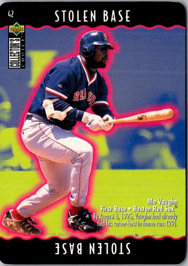 1996 Collector's Choice You Make the Play Mo Vaughn #42B