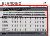 2019 Topps Alex Blandino #374A