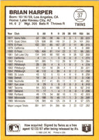 1990 Donruss Best of the AL Brian Harper #37