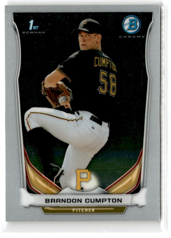 2014 Bowman Chrome Prospects Brandon Cumpton #BCP81