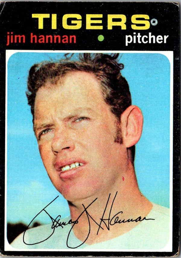 1971 O-Pee-Chee Jim Hannan #229