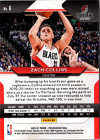 2020 Panini Prizm Prizms Zach Collins #6